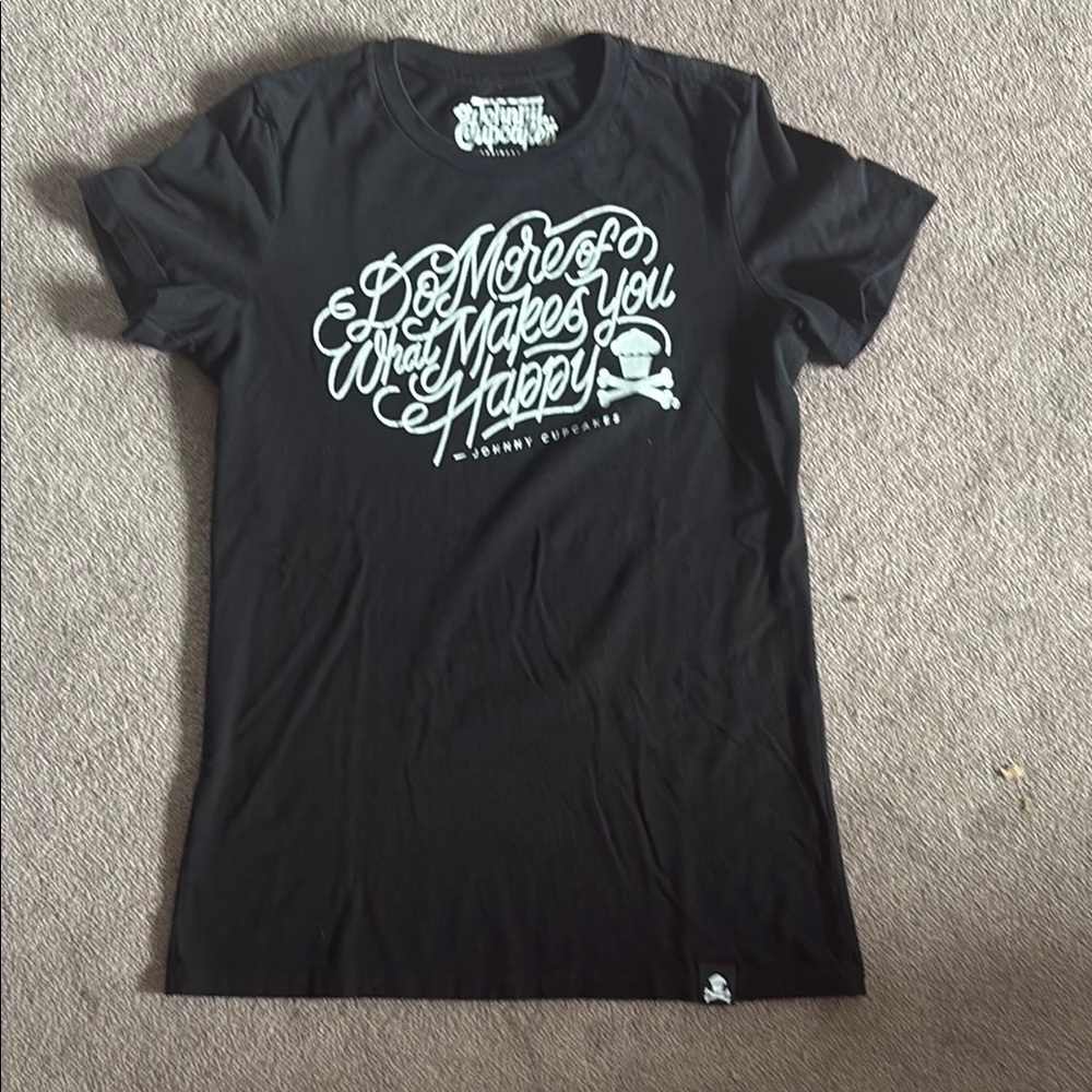 Johnny Cupcakes Black Graphic Tee